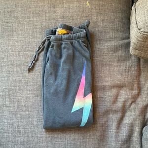 Rainbow lightning bolt aviator nation sweats